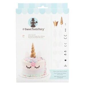 American Crafts The Sweet Tooth Fairy - unicorn Cake Face Kit, 21pc